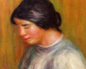 皮埃尔奥古斯特雷诺阿 - Portrait of a Young Girl